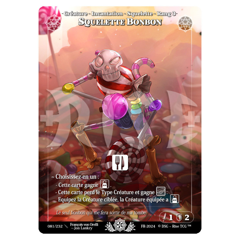 Squelette Bonbon