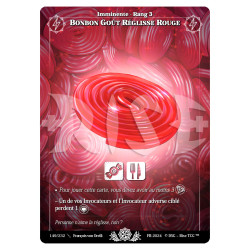 Bonbon Goût Reglisse Rouge