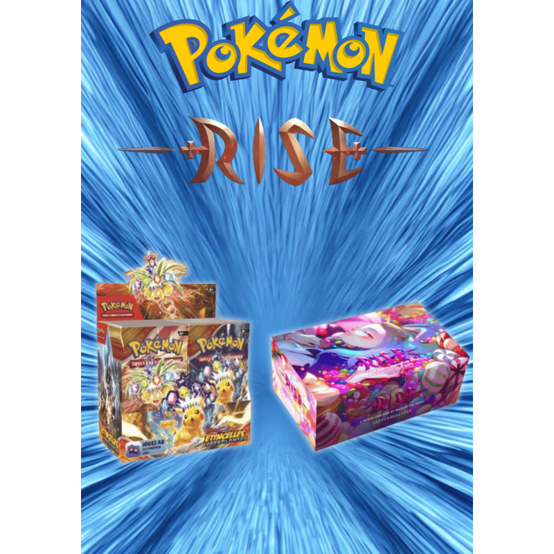 Display EV8 Etincelle déferlante Pokemon + Display standard Candypocalypse Rise