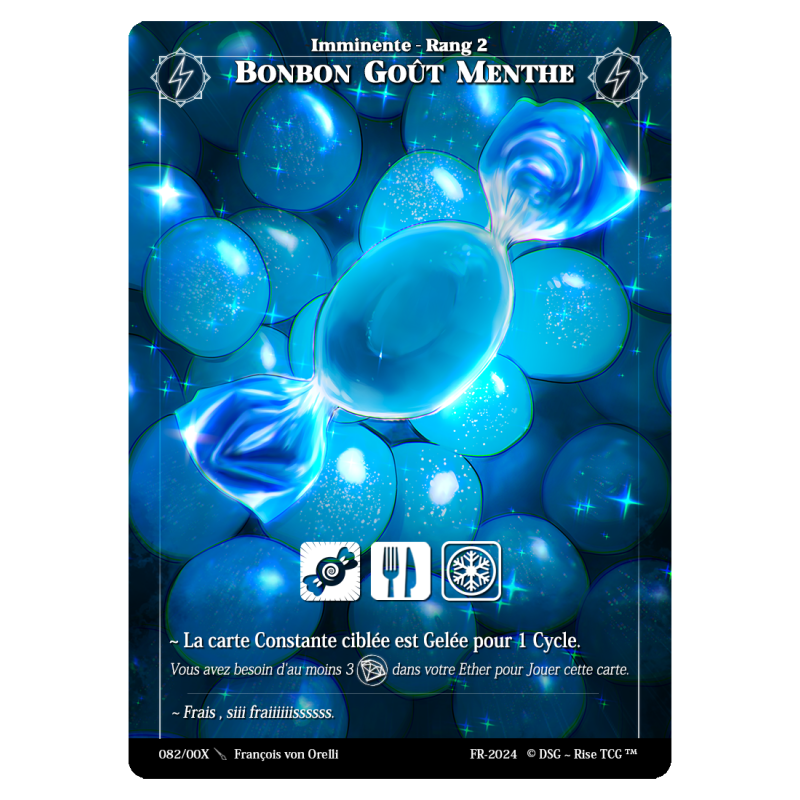 Bonbon goût menthe