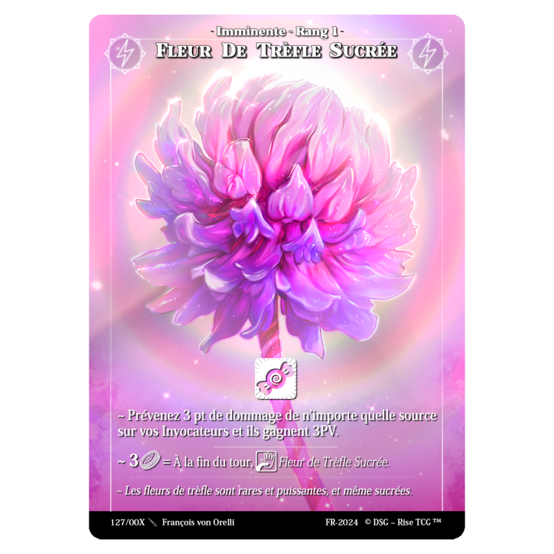 Fleur de trèfle sucrée