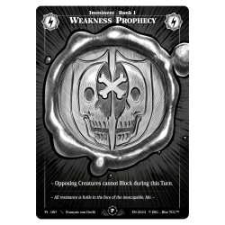 Weakness Prophecy