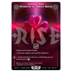 Pendentif du Trèfle Rouge