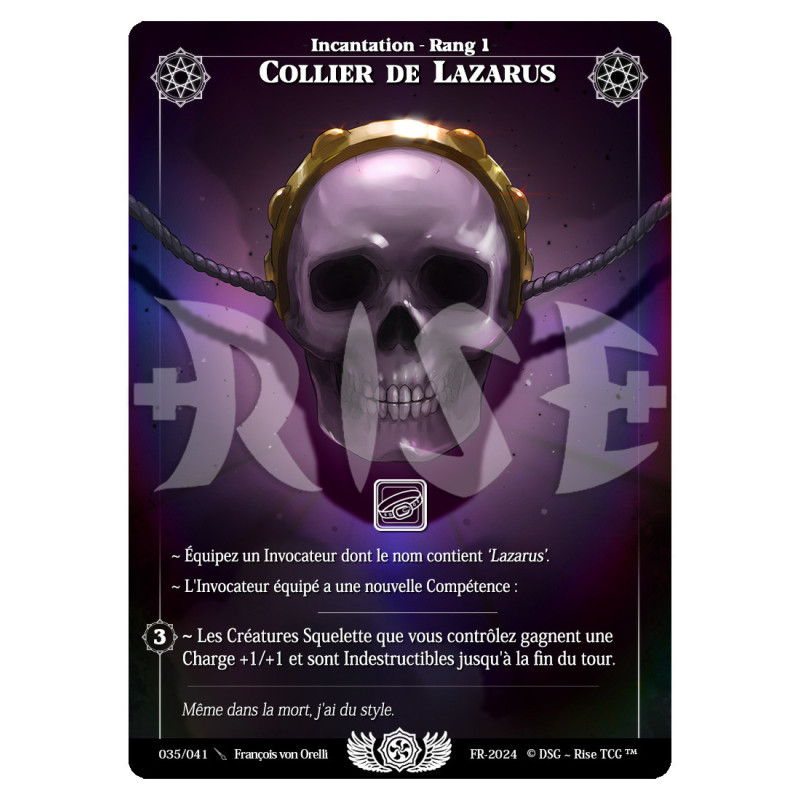 Collier de Lazarus